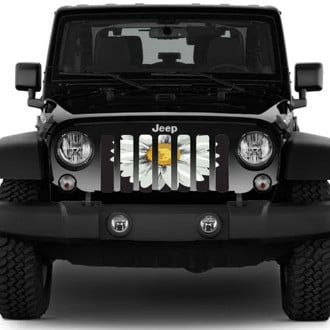 Dirty Acres® - 1-Pc Artsy Daisy Style Perforated Main Grille