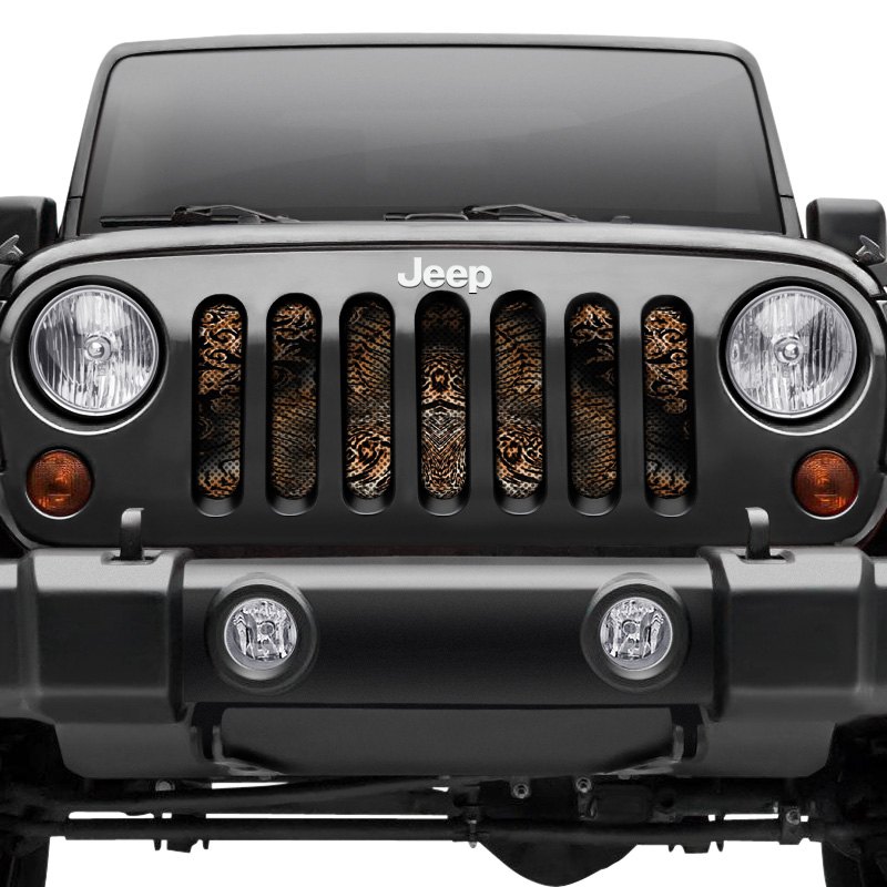 Dirty Acres® - Jeep Wrangler 2002 1-Pc Animal Style Perforated Main Grille