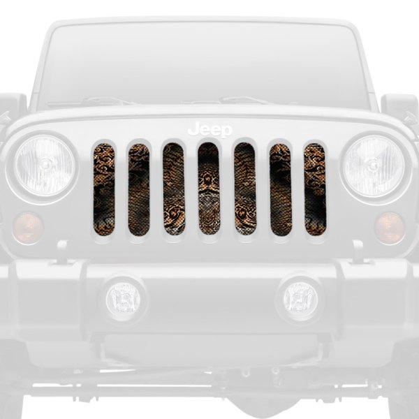 Dirty Acres® - 1-Pc Baroque Animal Style Perforated Main Grille