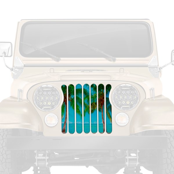 Dirty Acres® - 1-Pc Beach Life Style Perforated Main Grille
