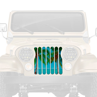 Dirty Acres® - 1-Pc Beach Life Style Perforated Main Grille