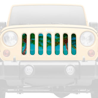 Dirty Acres® - 1-Pc Beach Life Style Perforated Main Grille