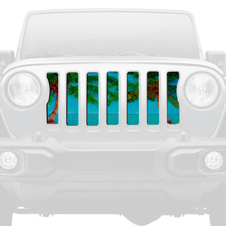 Dirty Acres® - 1-Pc Beach Life Style Perforated Main Grille