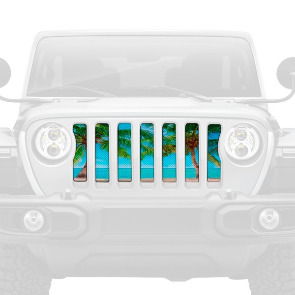 Dirty Acres® - 1-Pc Beach Life Style Perforated Main Grille