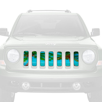 Dirty Acres® - 1-Pc Beach Life Style Perforated Main Grille