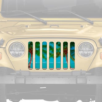 Dirty Acres® - 1-Pc Beach Life Style Perforated Main Grille