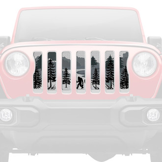 Dirty Acres® - 1-Pc FisherFoot Bigfoot Style Perforated Main Grille