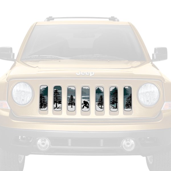 Dirty Acres® - 1-Pc FisherFoot Bigfoot Style Perforated Main Grille