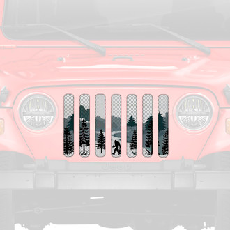 Dirty Acres® - 1-Pc FisherFoot Bigfoot Style Perforated Main Grille