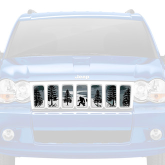 Dirty Acres® - 1-Pc FisherFoot Bigfoot Style Perforated Main Grille