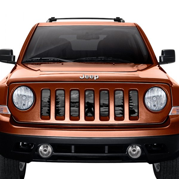 Dirty Acres® - 1-Pc Bigfoot Gray Mountain Pine Style Perforated Main Grille