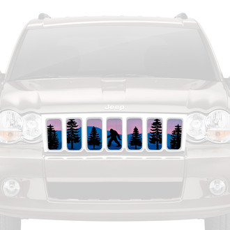 Dirty Acres® - 1-Pc Bigfoot Purple Mountain Style Perforated Main Grille