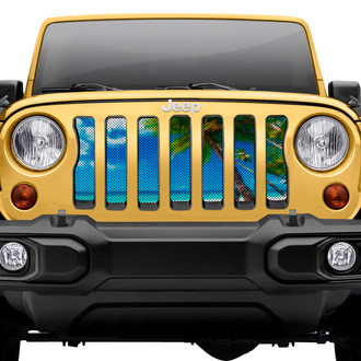 Dirty Acres® - 1-Pc Tropical Sky Style Perforated Main Grille