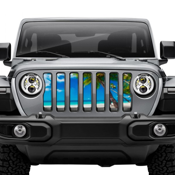 Dirty Acres® - 1-Pc Tropical Sky Style Perforated Main Grille