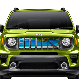 Dirty Acres® - 1-Pc Tropical Sky Style Perforated Main Grille