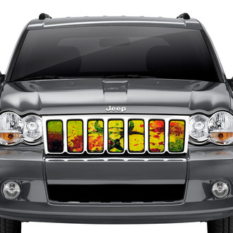 Dirty Acres® - 1-Pc Bloody Biohazard Style Perforated Main Grille