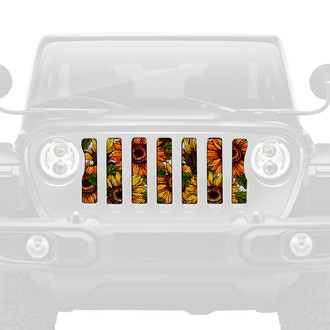Dirty Acres® - 1-Pc Bold Sunflower Style Perforated Main Grille