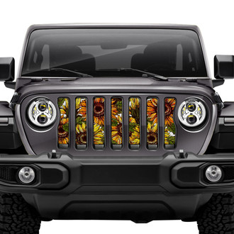 Dirty Acres® - 1-Pc Bold Sunflower Style Perforated Main Grille