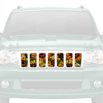 Dirty Acres® - 1-Pc Bold Sunflower Style Perforated Main Grille