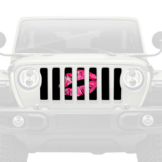 Dirty Acres® - 1-Pc Camo Kisses Style Perforated Main Grille