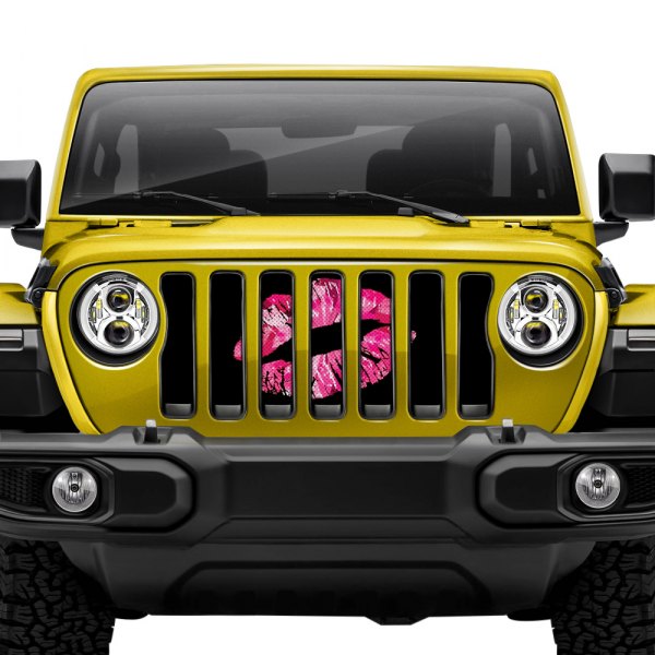 Dirty Acres® - 1-Pc Camo Kisses Style Perforated Main Grille