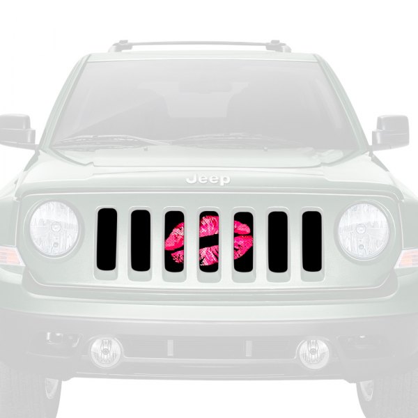 Dirty Acres® - 1-Pc Camo Kisses Style Perforated Main Grille