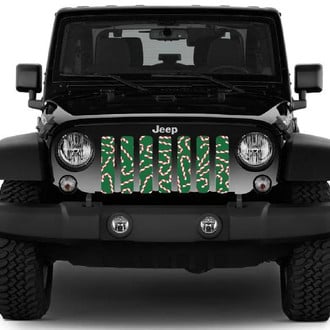 Dirty Acres® - 1-Pc Christmas Candy Canes Style Perforated Main Grille