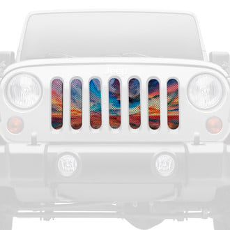 Dirty Acres® - 1-Pc His Canvas Style Perforated Main Grille
