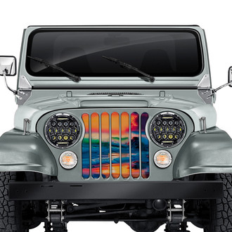 Dirty Acres® - 1-Pc Colorful Beach Style Perforated Main Grille