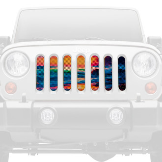 Dirty Acres® - 1-Pc Colorful Beach Style Perforated Main Grille