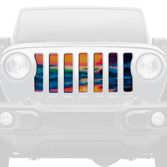 Dirty Acres® - 1-Pc Colorful Beach Style Perforated Main Grille