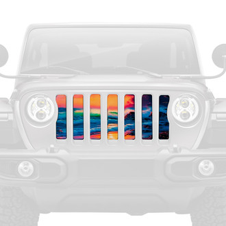 Dirty Acres® - 1-Pc Colorful Beach Style Perforated Main Grille