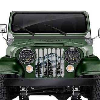 Dirty Acres® - 1-Pc Colorado Mountain Pine Style Perforated Main Grille
