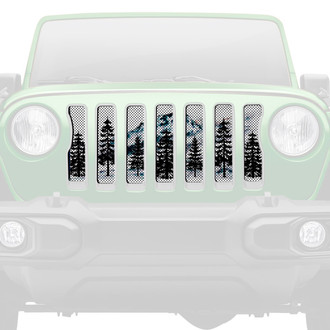 Dirty Acres® - 1-Pc Colorado Mountain Pine Style Perforated Main Grille
