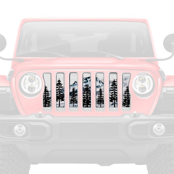 Dirty Acres® - 1-Pc Colorado Mountain Pine Style Perforated Main Grille