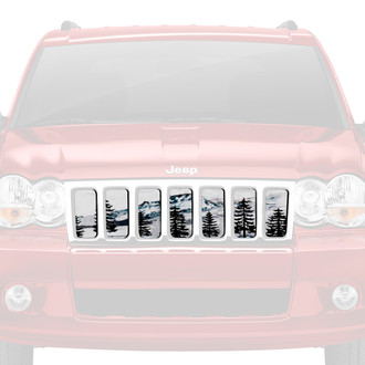 Dirty Acres® - 1-Pc Colorado Mountain Pine Style Perforated Main Grille