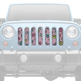 Dirty Acres® - 1-Pc Conversation Hearts Style Perforated Main Grille