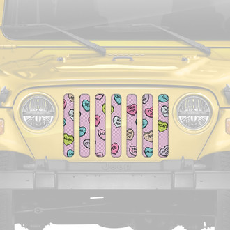 Dirty Acres® - 1-Pc Conversation Hearts Style Perforated Main Grille