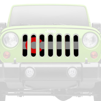 Dirty Acres® - 1-Pc Colorado Red Style Perforated Main Grille