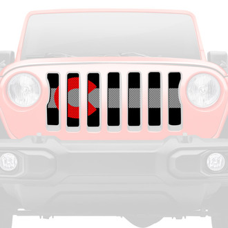 Dirty Acres® - 1-Pc Colorado Red Style Perforated Main Grille