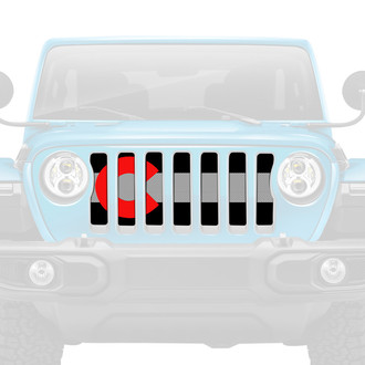Dirty Acres® - 1-Pc Colorado Red Style Perforated Main Grille