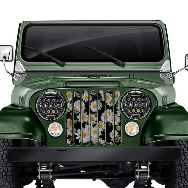 Dirty Acres® - 1-Pc Daisies Style Perforated Main Grille