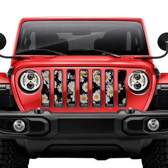 Dirty Acres® - 1-Pc Daisies Style Perforated Main Grille