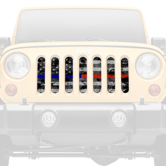 Dirty Acres® - 1-Pc Dirty Grace Tactical American Flag Style Perforated Main Grille