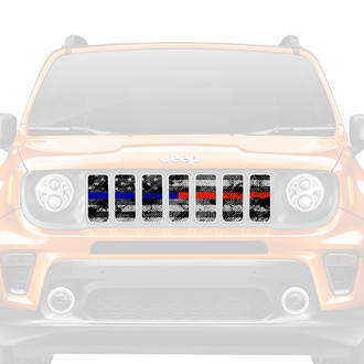 Dirty Acres® - 1-Pc Dirty Grace Tactical American Flag Style Perforated Main Grille