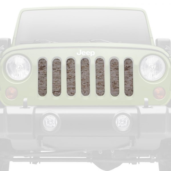 Dirty Acres® - 1-Pc Digital Camo Style Tan Perforated Main Grille