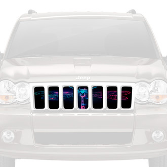 Dirty Acres® - 1-Pc Dragonfly Style Colorful Perforated Main Grille