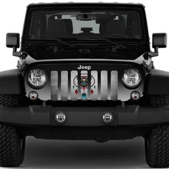 Dirty Acres® - 1-Pc Dream Catcher Owl Style Perforated Main Grille
