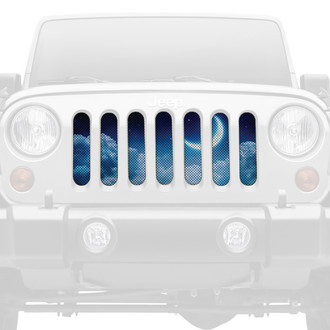 Dirty Acres® - 1-Pc Dreamland Moon Style Perforated Main Grille