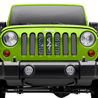 Dirty Acres® - 1-Pc EMS Shield Style Perforated Main Grille